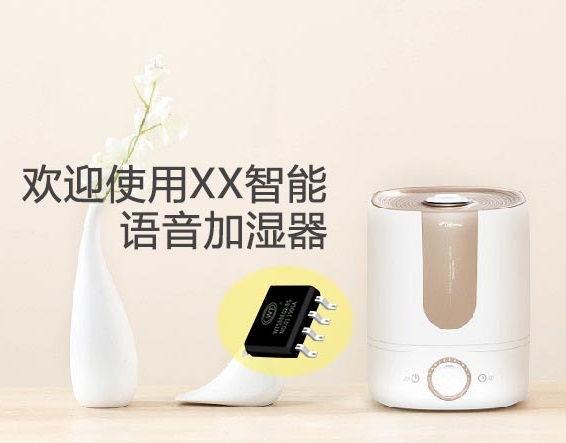 語音播報芯片在空氣加濕器的應用，語音IC源頭廠家！